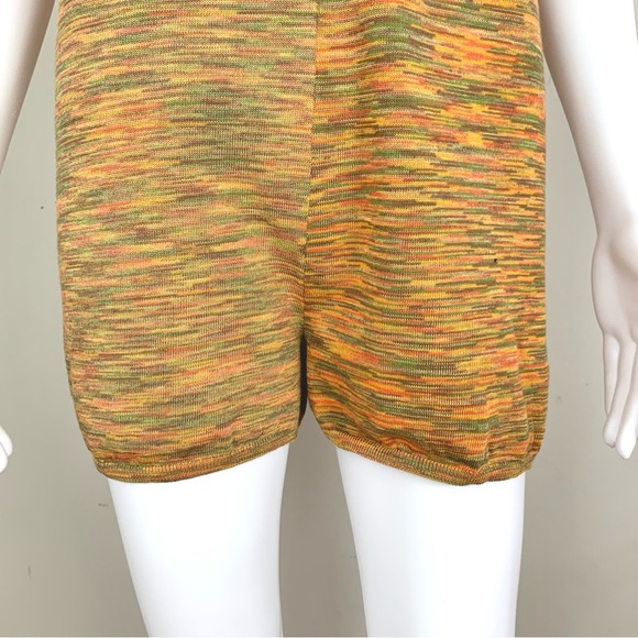 Free People Soft knit marled short romper sleeveless - Picture 8 of 9